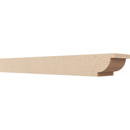 Ekena Millwork 6in. W x 4in. H x 36in. L Alpine Woodgrain TimberThane Rafter Tail, Primed Tan RFTUR06X04X36ALPRCPR